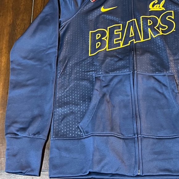 2015 WOMENS NIKE THERMA-FIT CAL CALIFORNIA BERKELEY BEARS KO ZIP HOODIE SZ SMALL - Picture 4 of 11